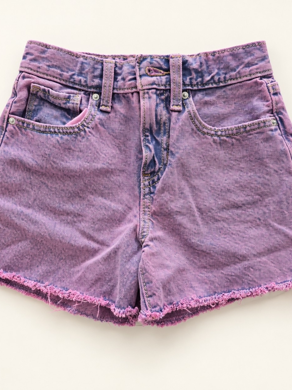 Old Navy Lavender Purple Denim Cutoff Shorts Kids
